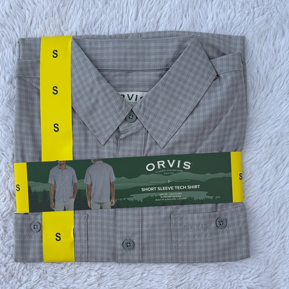 Orvis Charcoal Short Sleeve Tech Shirt